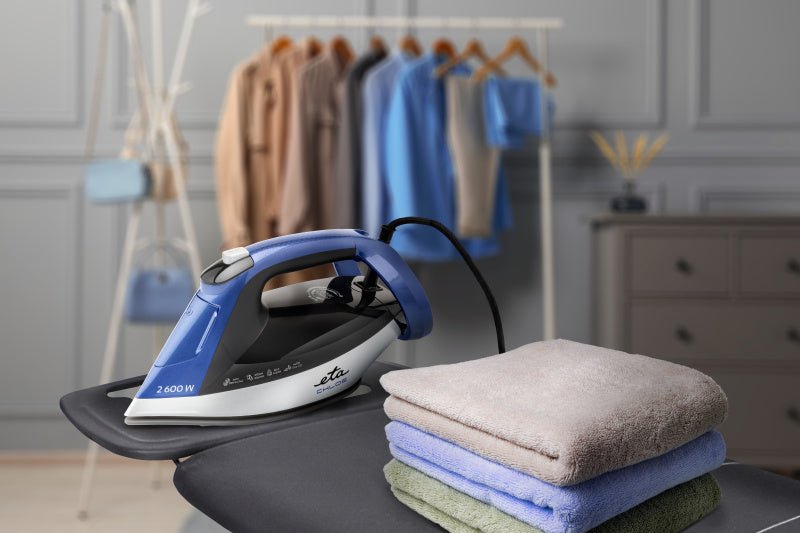 EAN 8590393405596 - Eta Chloe 2276 90000 Plancha vapor-seco Suela de cerámica 2500 W Azul, Plata imagen 7