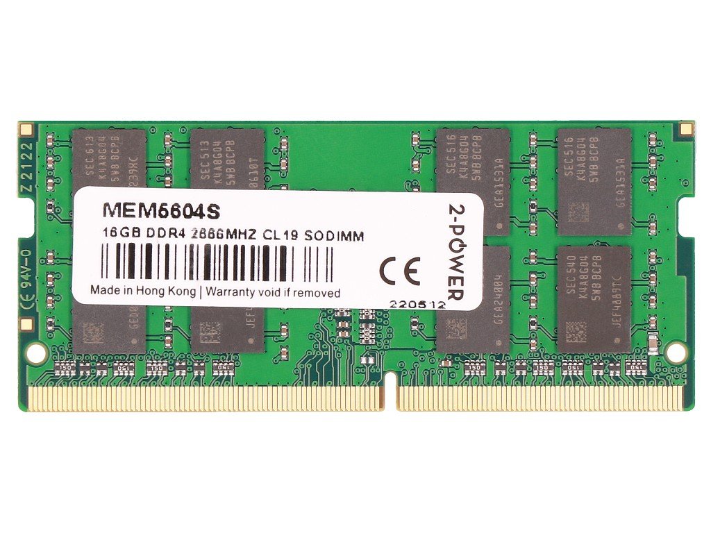 EAN 5055190114438 - 2-Power MEM5604S módulo de memoria 16 GB 1 x 16 GB DDR4 imagen 1