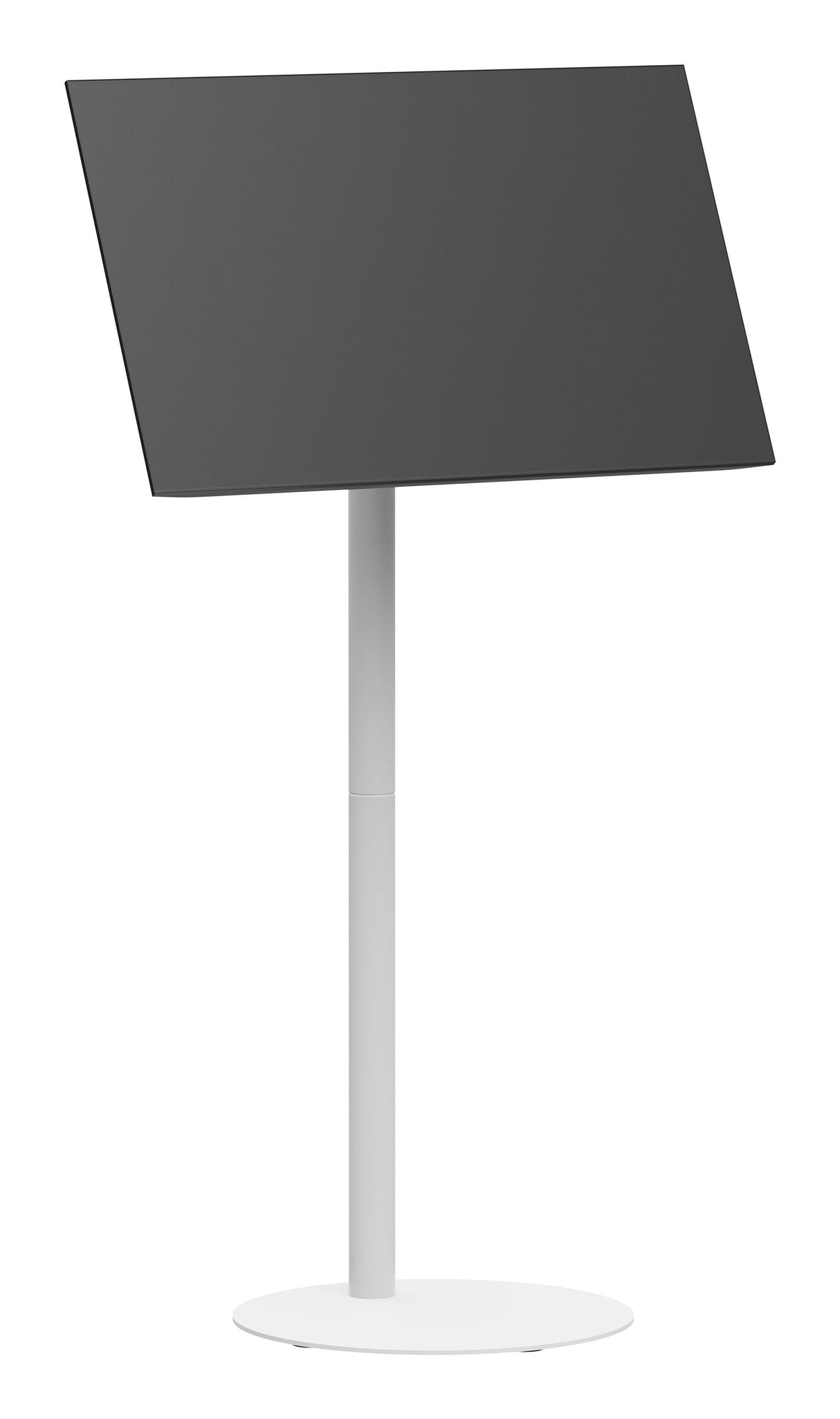 M Pro Series - Single Pole Floorbase 2 White