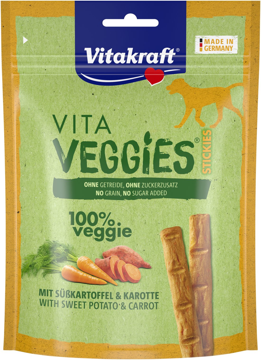 Premio Para Perros Vitakraft Vita Veggies Stickies Carrot With Sweet Potato 80g