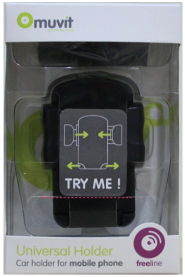 Muvit Muchl0001 Soporte Coche Universal Para Móvil Hasta 5''