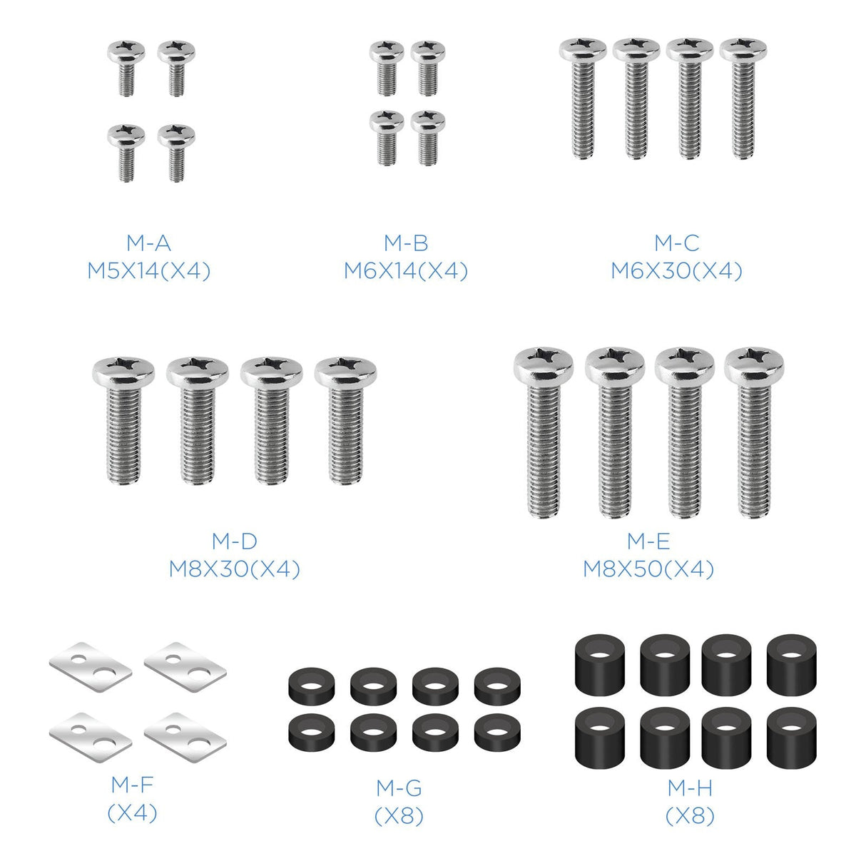 Tooq Soporte Fijo De Pared Para Tv De 60"-100" - Peso Max 75kg - Vesa 900x600mm - Negro