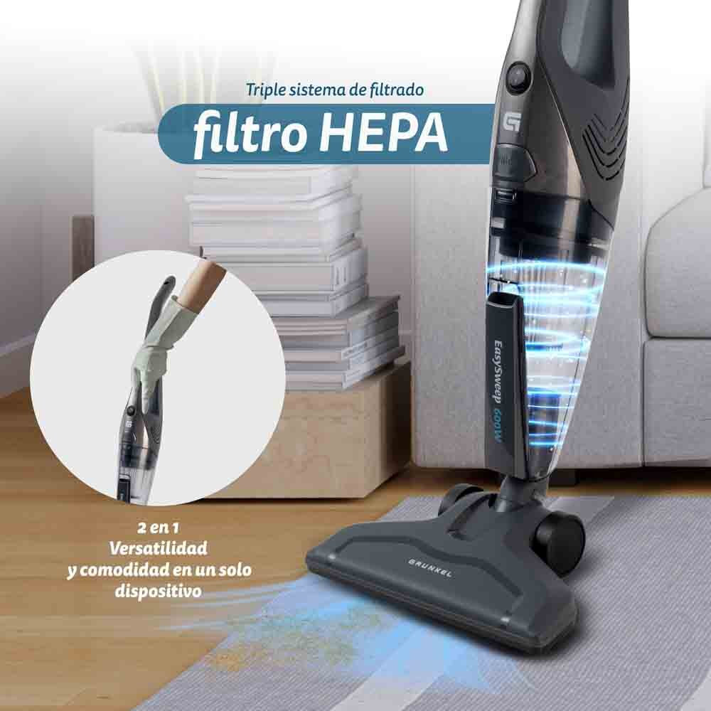 EAN 8426156018355 - Grunkel ASP-EASY aspiradora de pie y escoba eléctrica Aspiradora escoba Corriente alterna Secar HEPA Sin imagen 3