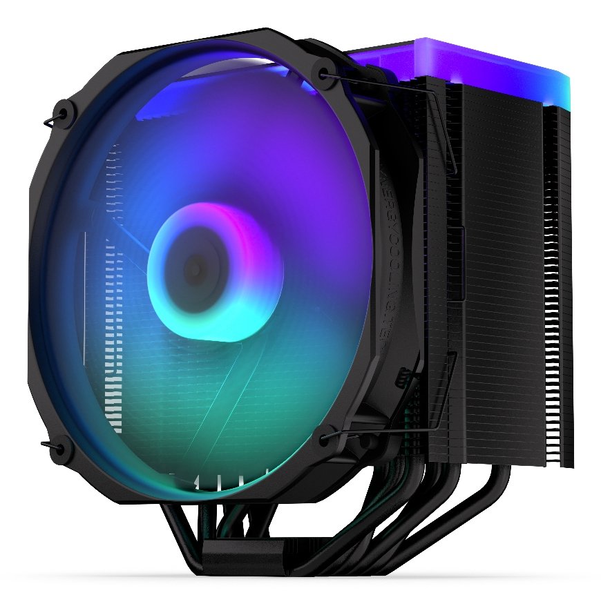 Endorfy Fortis 5 Argb Black, Disipador De Cpu Negro, 140 Mm Ey3a014