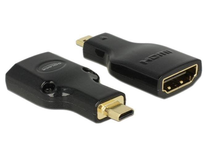 Delock Adaptador Hdmi Micro-Dmacho > Hdmi-A Hembra 4k Negro