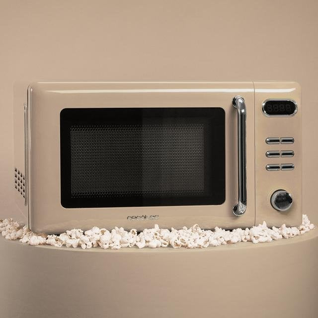 EAN 8435484017145 - Cecotec 01714 microondas Beige Microondas con grill Encimera 20 L 700 W imagen 3