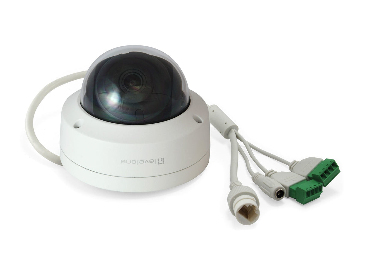Levelone Ipcam Fcs-3403 Dome Out 4mp H.265 Ir 9w Poe