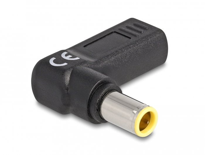 Delock Adapter Für Notebook Ladecable Usb Type-C Buchse Zu Ibm 7,9 X 5,5 Mm Stecker 90° Gewinkelt