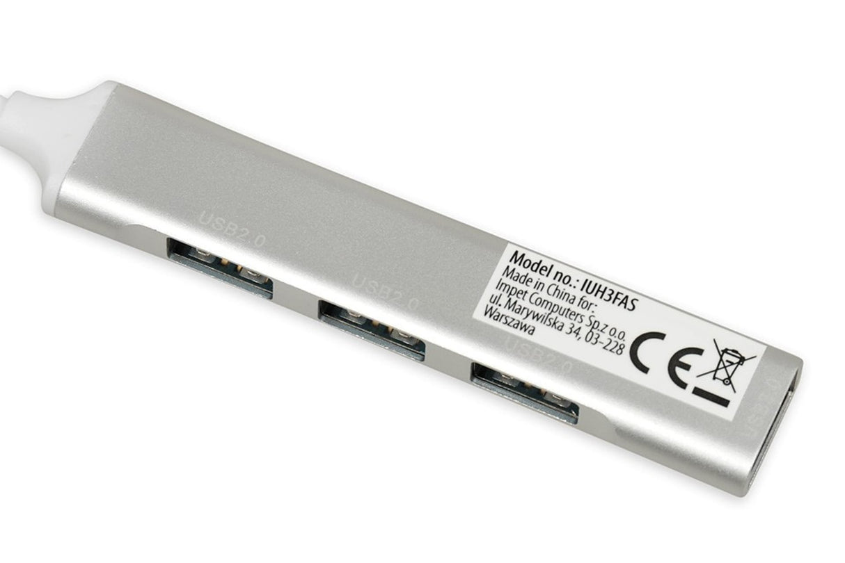 EAN 5903968680312 - iBox IUH3FAS hub de interfaz USB 3.2 Gen 1 (3.1 Gen 1) Type-A 5000 Mbit/s Blanco imagen 8
