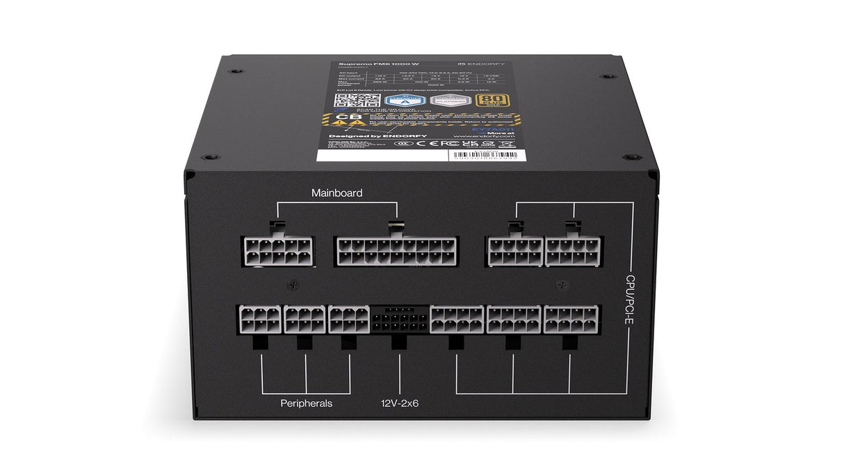 EAN 5903018667942 - ENDORFY Supremo FM6 1000 W unidad de fuente de alimentación 24-pin ATX ATX Negro imagen 11