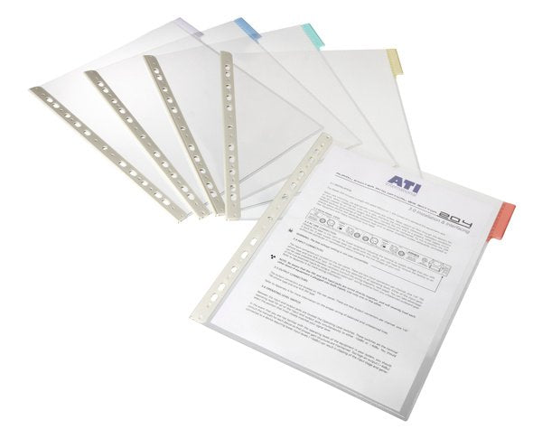 Panel Indicador Durable Panel De Funciones A4, Bolsa De 5 Unidades, Transparenteee