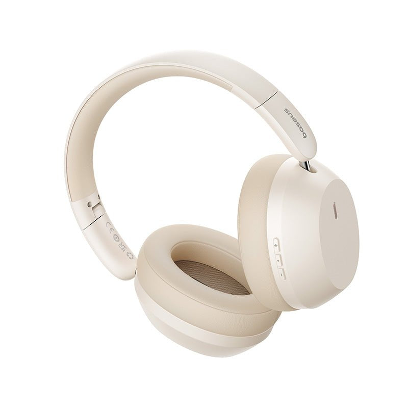EAN 6932172657840 - Baseus Bass 35 Max Auriculares Inalámbrico y alámbrico Diadema Música USB Tipo C Bluetooth Beige imagen 5