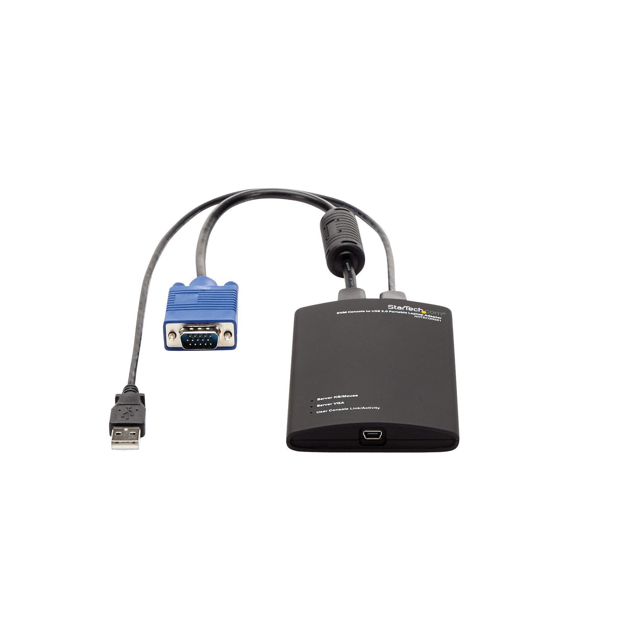 EAN 0065030835312 - StarTech.com NOTECONS01 cable para video, teclado y ratón (kvm) Negro imagen 2