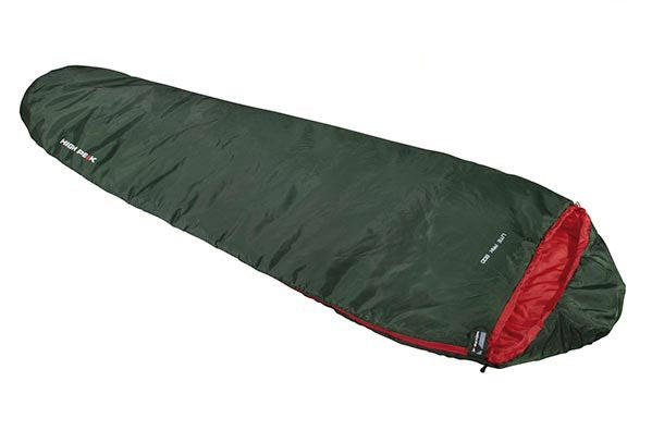 High Peak Lite Pak 800, Saco De Dormir Verde/Rojo 23260