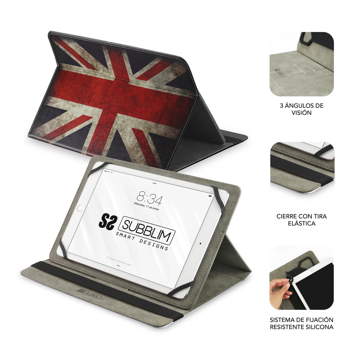 EAN 8436586740986 - SUBBLIM SUB-CUT-4TC006 funda para tablet 25,6 cm (10.1") Folio imagen 2