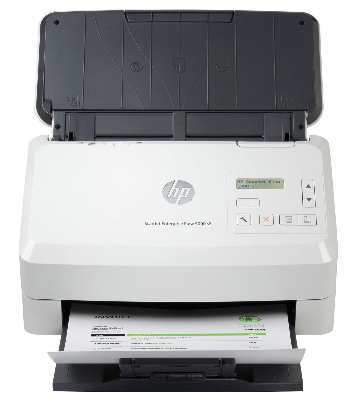 EAN 0193905029969 - HP ScanJet Enterprise Flow 5000 s5 Escáner alimentado con hojas 600 x 600 DPI A4 Blanco imagen 1