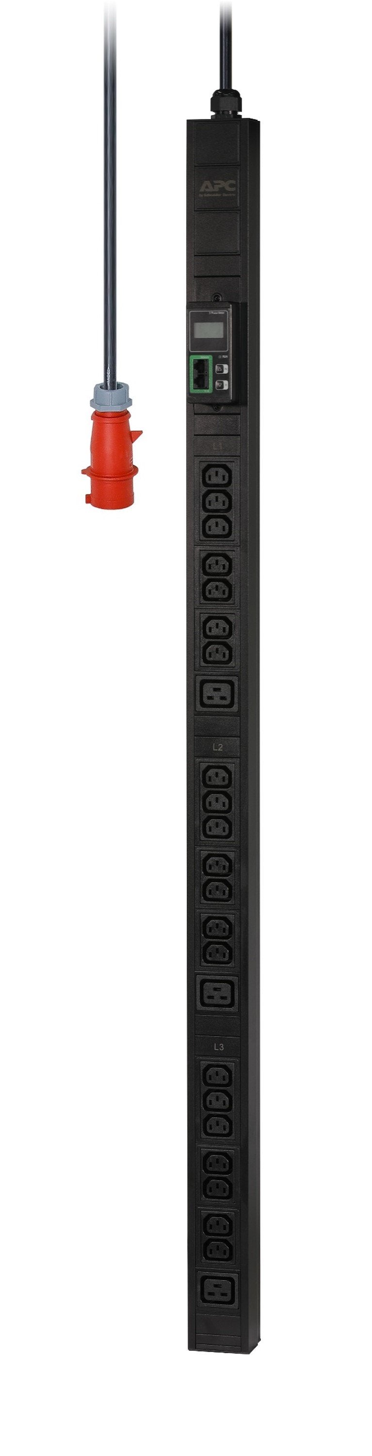 Apc Easy Metered Rack Pdu Epdu1216m Unidad De Distribución De Potencia (Montaje En Bastidor) Ca 400 V 11000 Va Trifásico Ethernet Input: Iec 60309 3p+N+Pe Conectores De Salida: 24 (21 X Iec 60320 C13 3 X Iec 60320 C19) 0u 1.98 M Cable