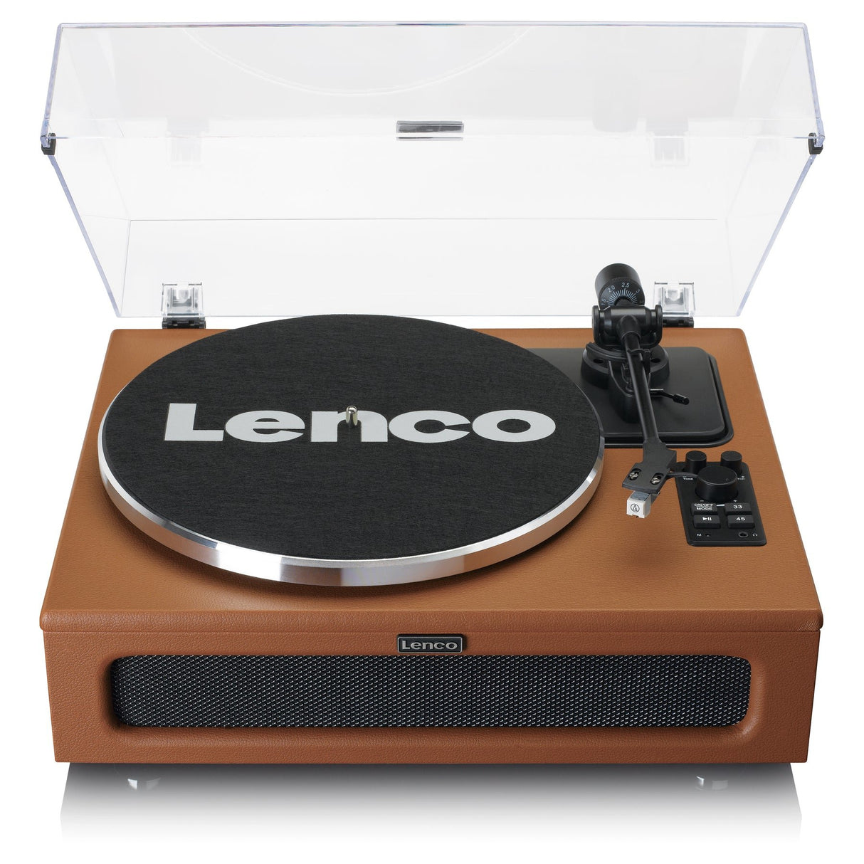 EAN 8711902069638 - Lenco LS-430BN tocadisco Tocadiscos de tracción por correa Marrón Manual imagen 1