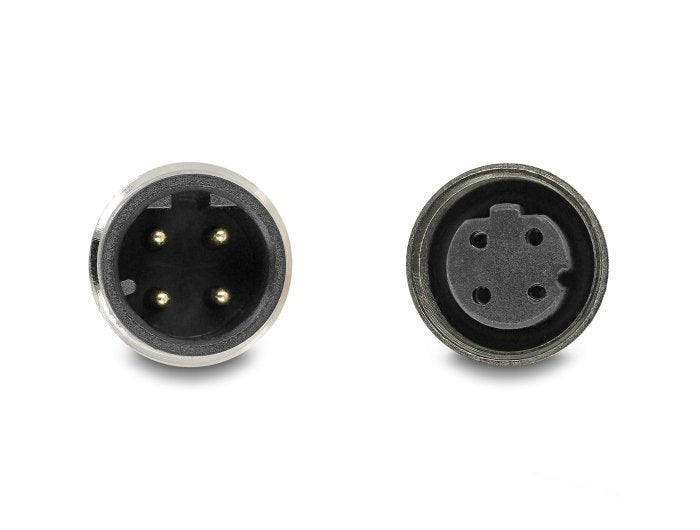 Delock 80846 Cable M12 Codificado D 4 Pin Macho A Hembra Pvc 5 M