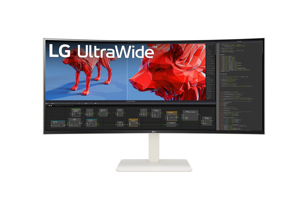 EAN 8806096213070 - LG 38BR85QC-W pantalla para PC 96,5 cm (38") 3840 x 1600 Pixeles UltraWide Quad HD+ LCD Blanco imagen 1