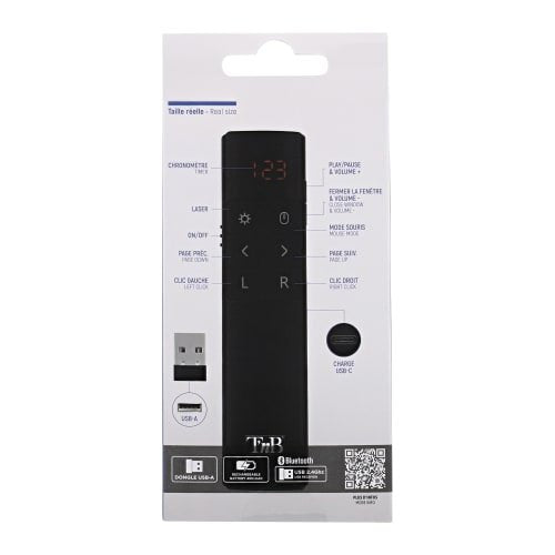 EAN 3303170115084 - T'nB AIRMOUSE2 mando a distancia IR inalámbrico Botones imagen 4