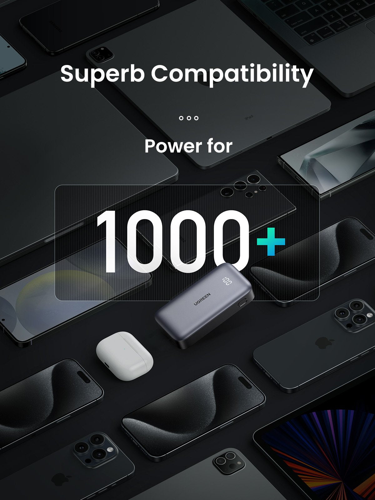 EAN 6941876221851 - Ugreen 10000mAh Mini Powerbank Quick Charging 30W Gris imagen 6