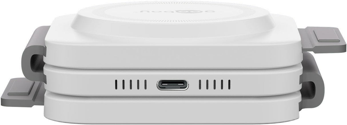 Cargador Inalámbrico Plegable 3 En 1, 15 W Blanco Goobay