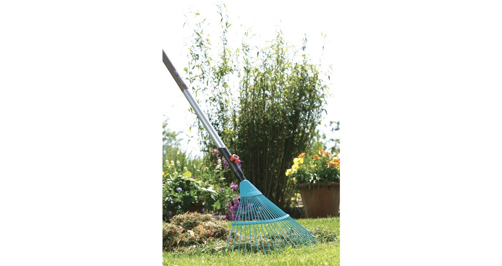Escoba De Alambre Combisystem Gardena Turquesa / Negro