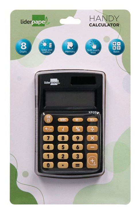 Calculadora Liderpapel Bolsillo Xf05