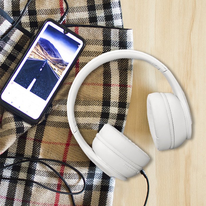 EAN 5901878508450 - Qoltec 50845 auricular y casco Auriculares Inalámbrico Diadema Llamadas/Música USB Tipo C Bluetooth Blanc imagen 2