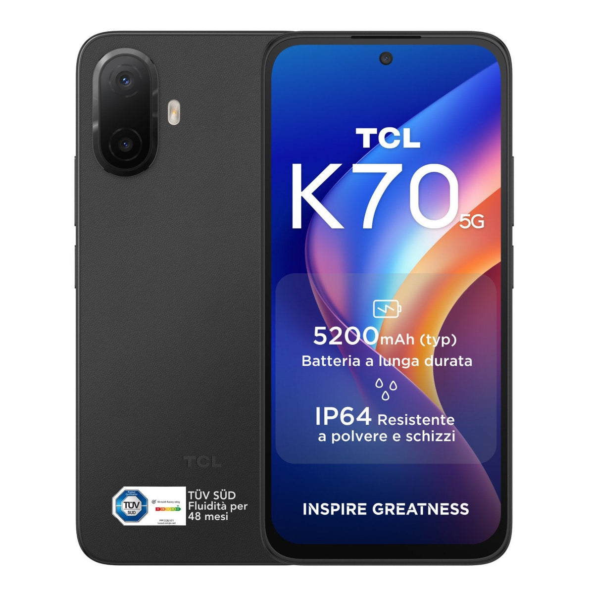 Smartphone Tcl K70 5g 4ram 128gb Negro Medianoche