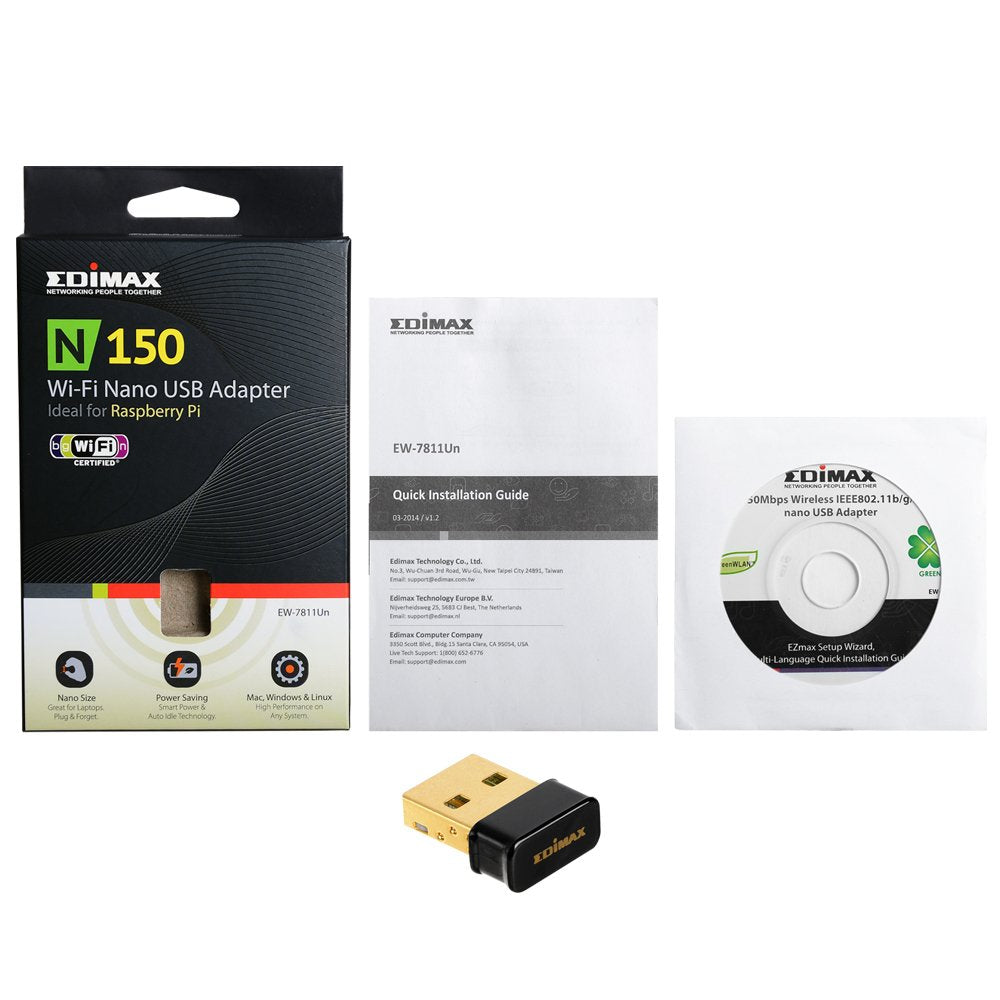 Edimax Usb Ew-7811un 150mbps Nano
