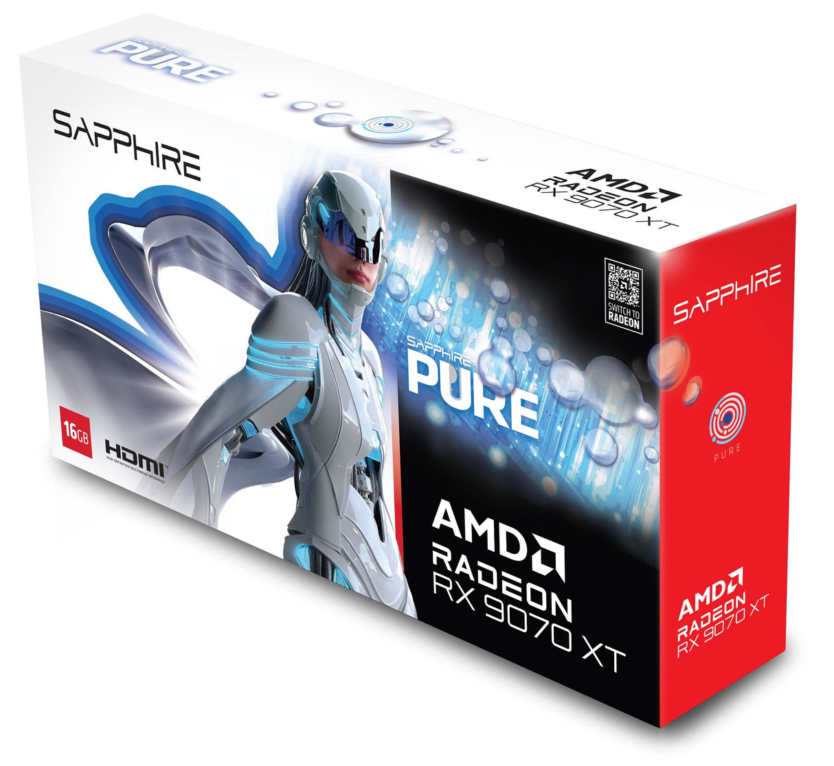 EAN 4895106295896 - Sapphire PURE Radeon RX 9070 XT AMD 16 GB GDDR6 imagen 6