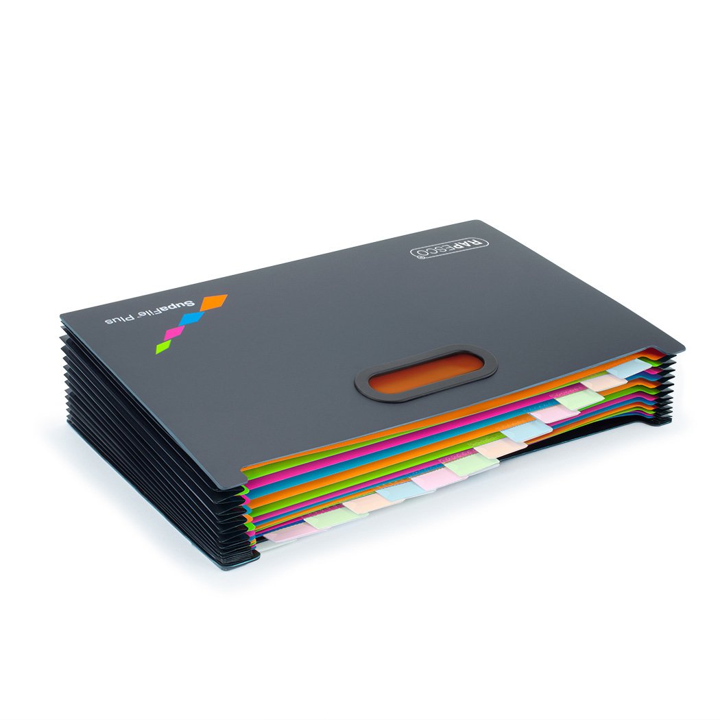 Rapesco Carpeta Clasificadora Supafile Plus Din A4+ 13 Compartimentos 65800322 - Material De Oficina
