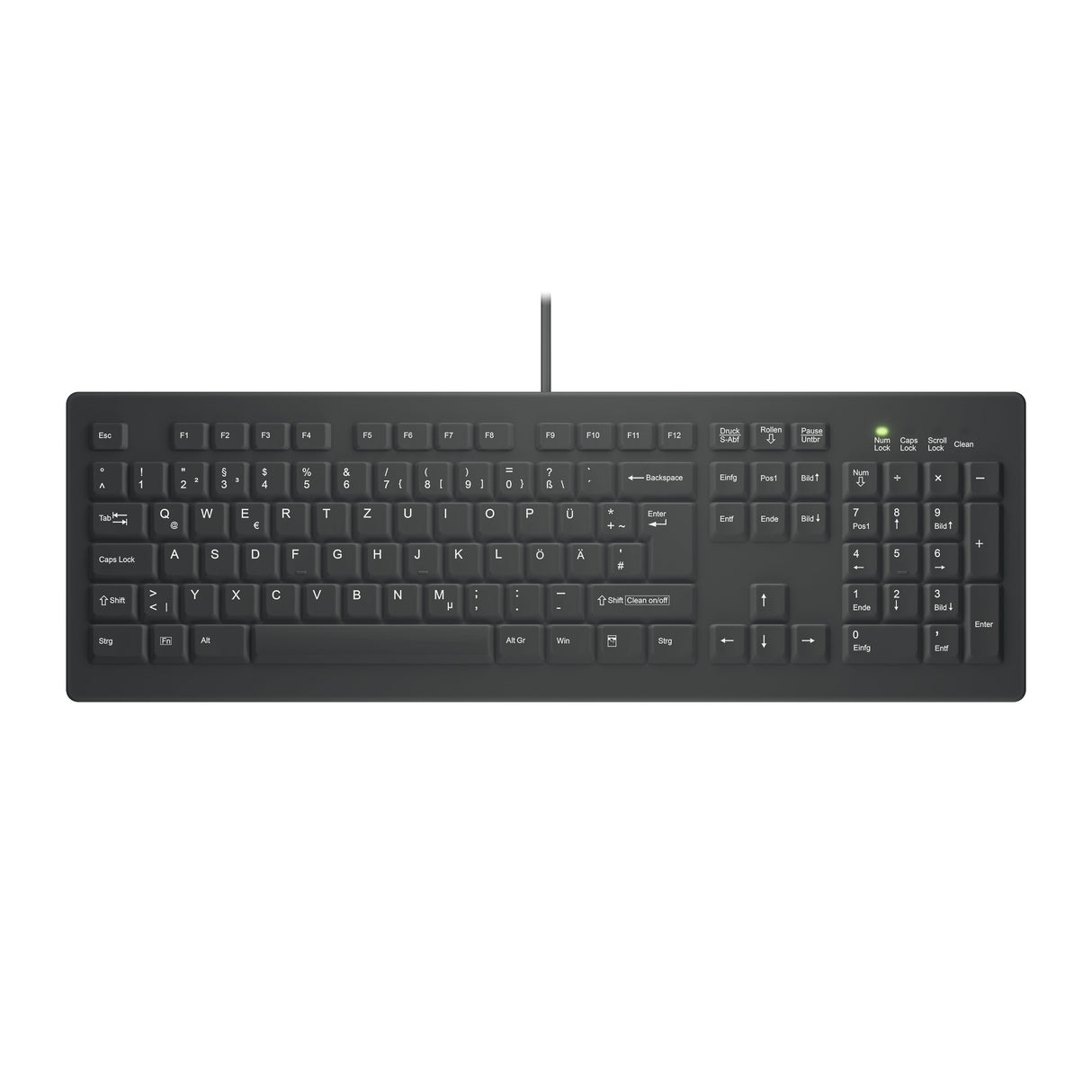 EAN 7061111185331 - Contour Design Active Key AK-C8100 teclado Médico USB QWERTZ Alemán Negro imagen 1