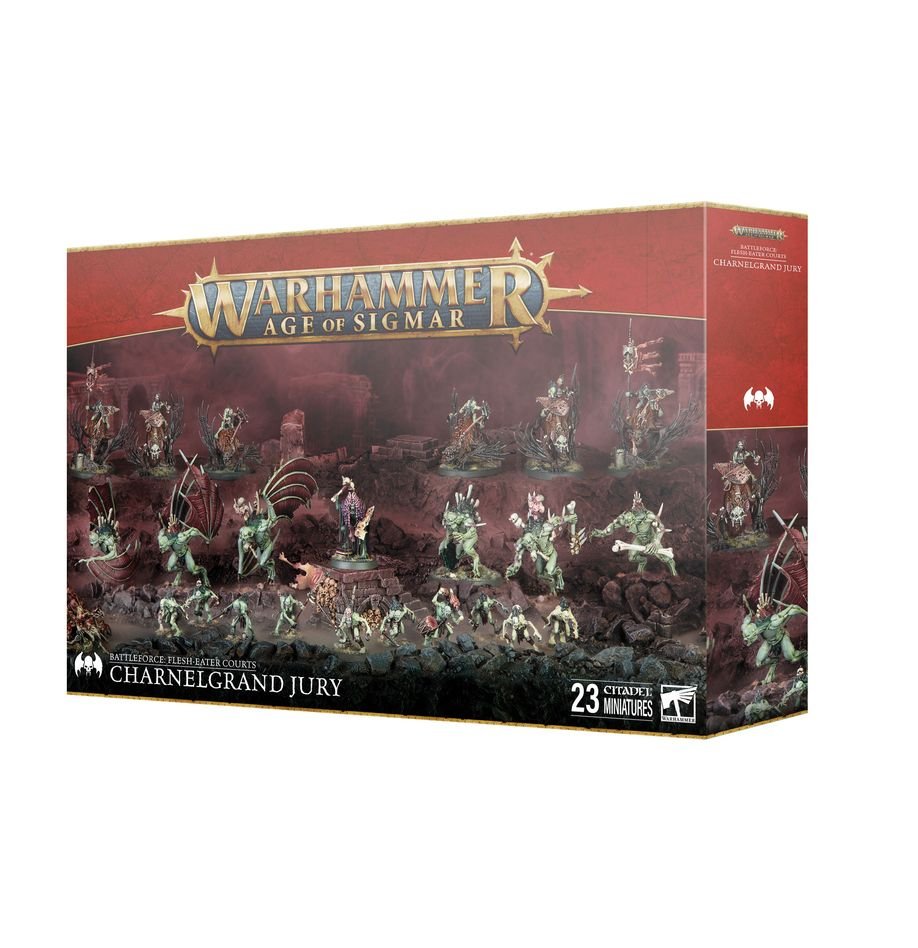Warhammer Aos - Battleforce Noel 2024 Flesh Eater Courts : Grand Jury Du Charnier