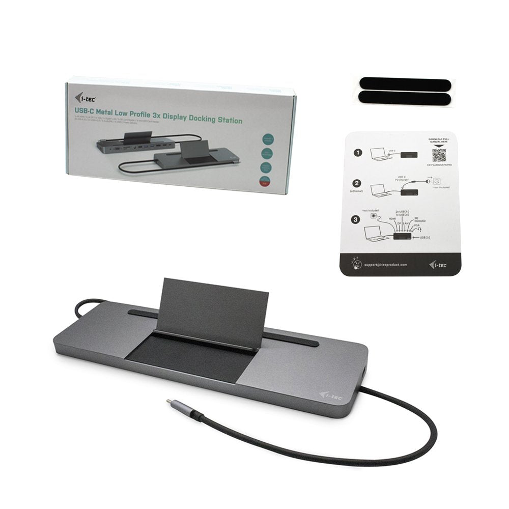 EAN 8595611703676 - i-tec Metal C31FLATDOCKPDPRO base para portátil y replicador de puertos Alámbrico USB 3.2 Gen 1 (3.1 Gen imagen 9