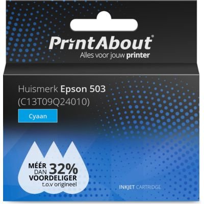 EAN 0616985793303 - PrintAbout C13T09Q24010 cartucho de tinta Compatible Cian imagen 1