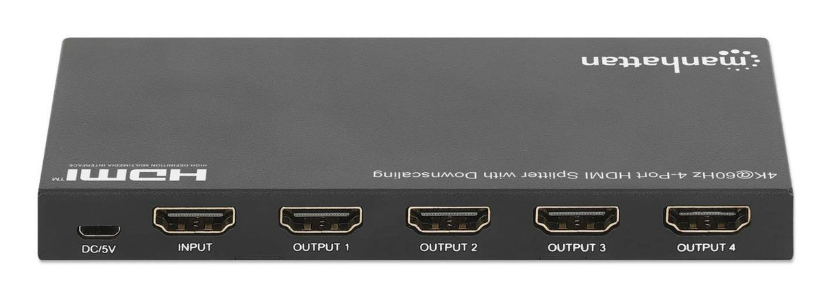 Manhattan 4k@60hz 4-Port Hdmi-Splitter