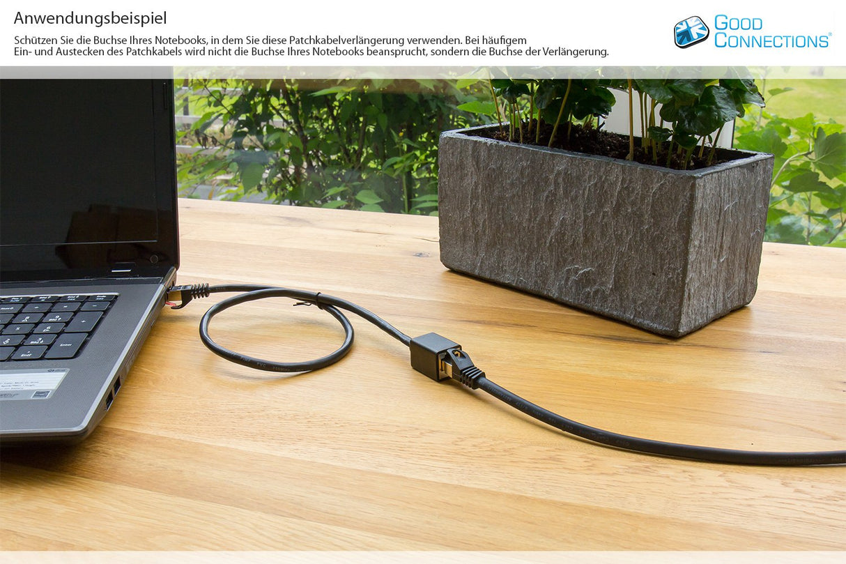 Good Connections Cable De Redverl. M. Cat.7 Rk Schwarz 5m