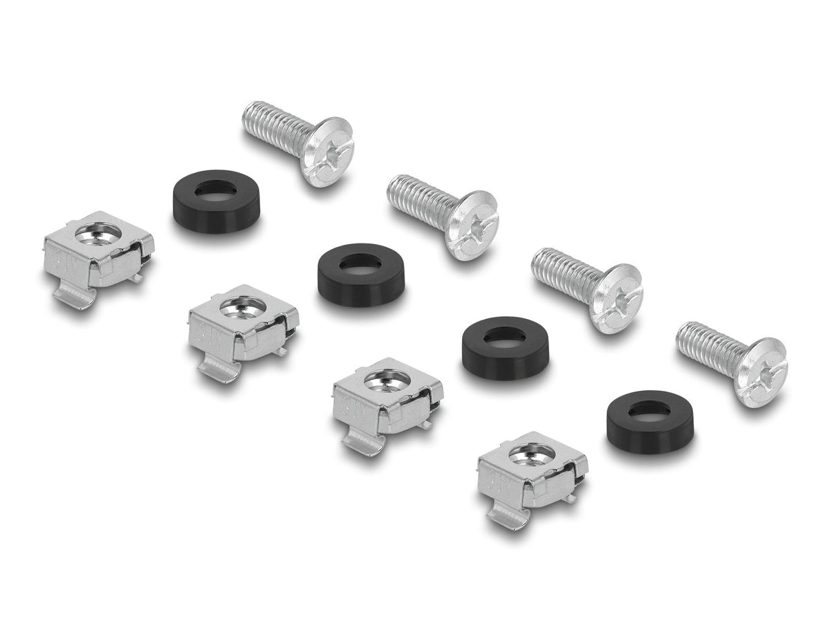Delock 19? 1 He Organizador De Cables Panel Carril De Sujeción De Cables Profundidad Ajustable 40 - 90 Mm Negro