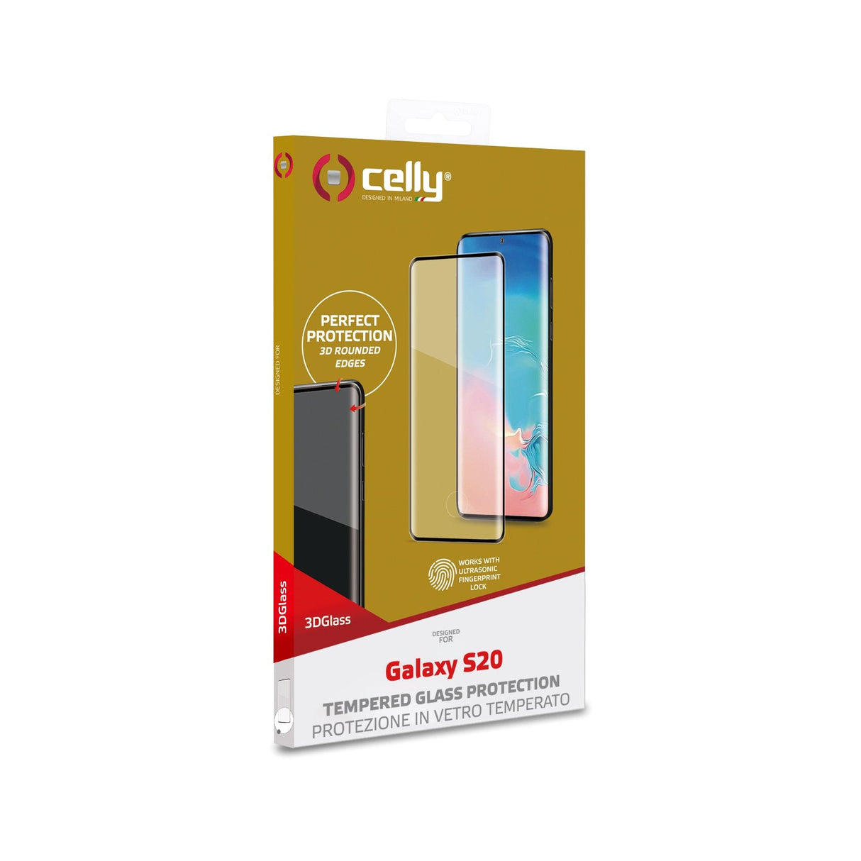 Celly 3dglass992bk Protector De Pantalla Teléfono Móvil/Smartphone Samsung 1 Pieza(S)