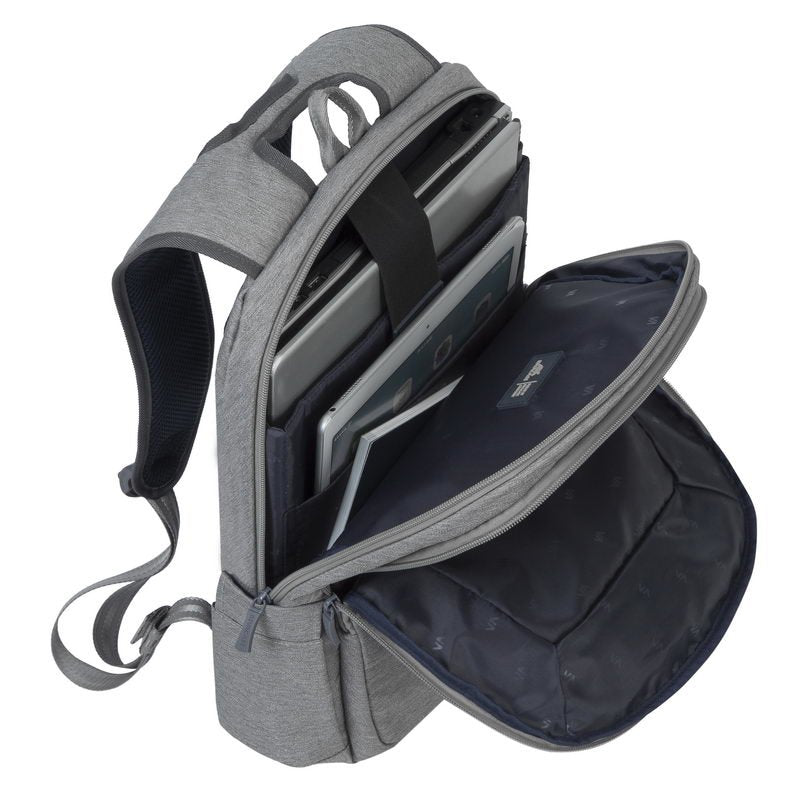 Rivacase 7760 Maletines Para Portátil 39,6 Cm (15.6") Funda Tipo Mochila Gris
