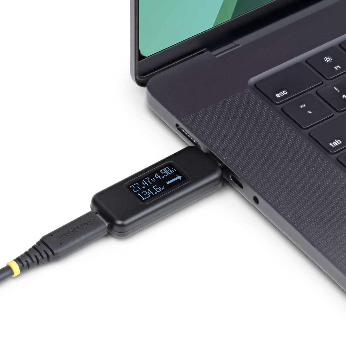 EAN 65030904469 - StarTech.com USBC-PWRTESTER comprobador de suministro de energía Negro imagen 10