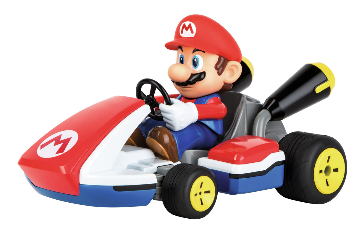 Carrera Rc Mario Kart - Mario Race Kart Con Sonido Rojo / Azul