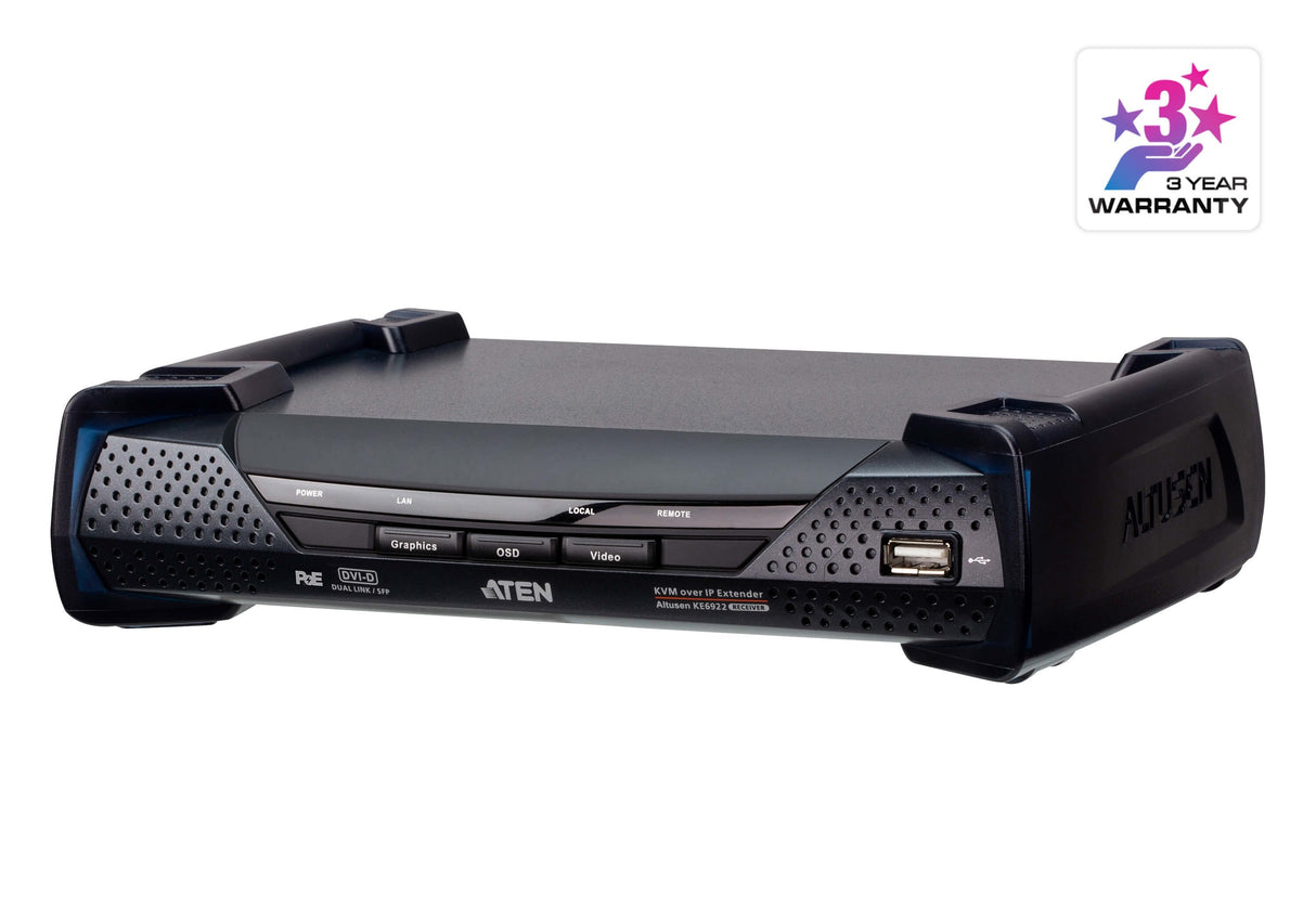 Dvi-D Dual Link Kvm Accs Over Ip Receiver