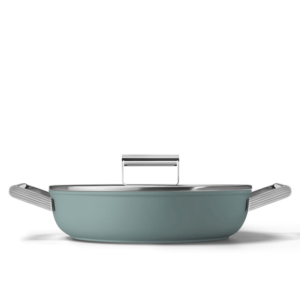 EAN 8017709356118 - Smeg DPF2812EGM batería de cocina Verde Aluminio, Acero inoxidable 4,3 L 28 cm imagen 1