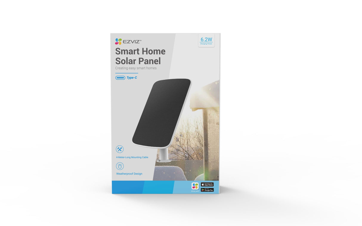 Ezviz Cs-Cmt-Solar Panel-E, Solar Charging Panel For Eb8 Camera