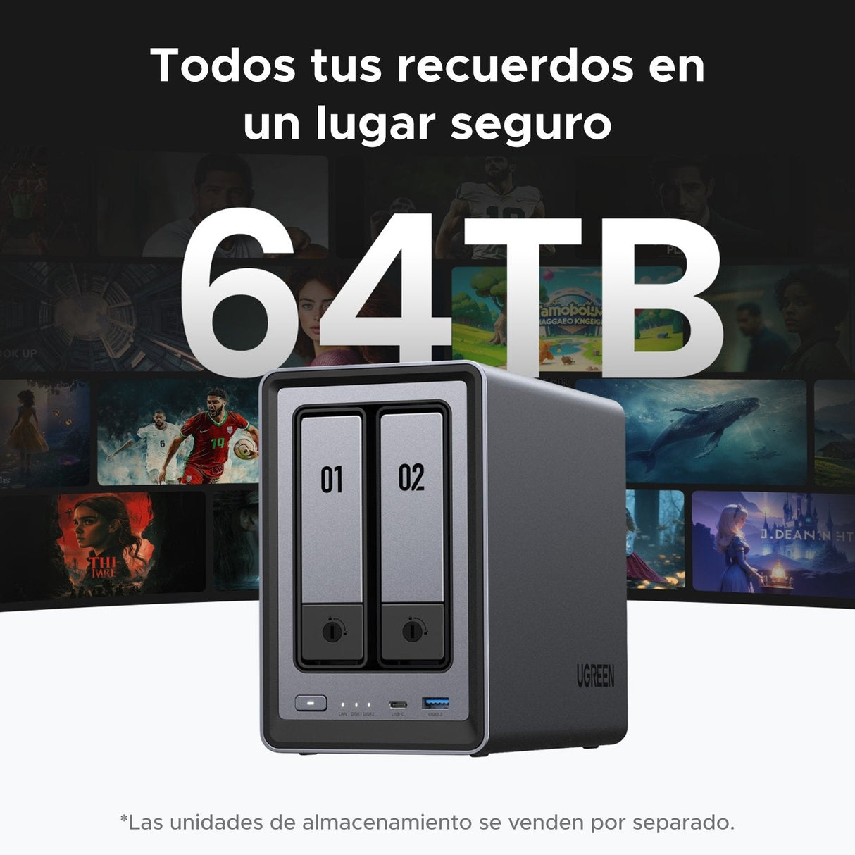 Ugreen Dxp2800, Nas 25369