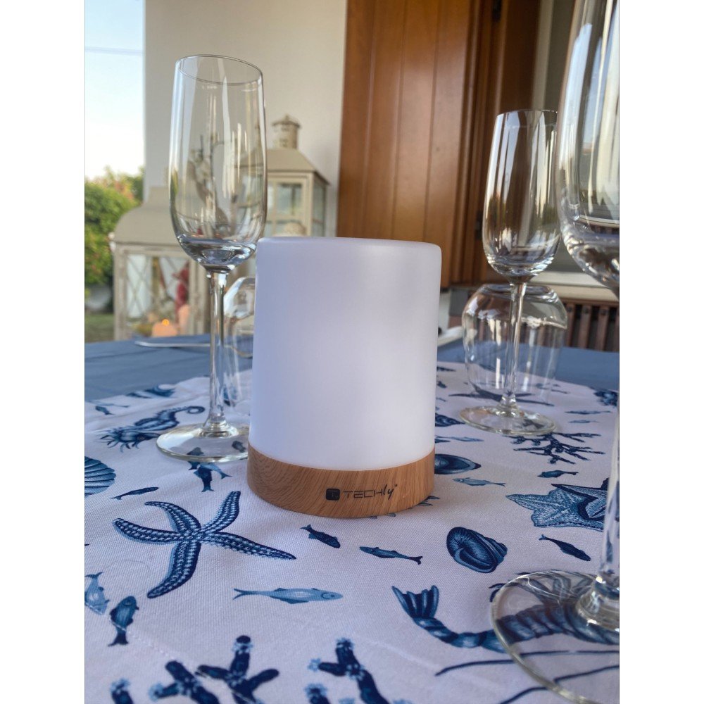 EAN 8059018361117 - Techly I-LED TOUCH lámpara de mesa 1,6 W Blanco imagen 7